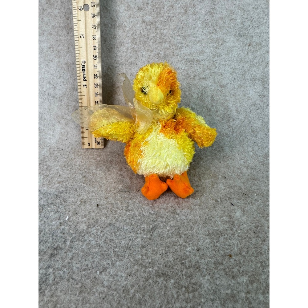 TY Beanie Baby Chickie Yellow Orange Plush Stuffed‎ Animal Toy 2001